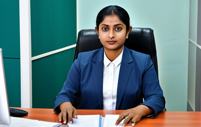 **
A professional Bangladeshi businesswoman in a modest business suit, sitting at a desk in a modern Dhaka office, fully clothed, appropriate attire, safe for work, perfect anatomy, natural proportions, professional photography, high quality, modest, family-friendly.
**