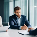 무역협상에서 활용되는 주요 협상 기술 - **Prompt: The Art of Unspoken Communication**
"A diverse group of five business professionals, i...